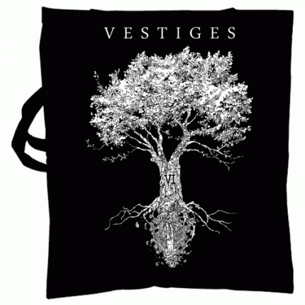 Vestiges - Baum Stoffbeutel (naturfarben und schwarz)