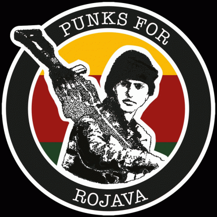 Punks For Rojava - Button