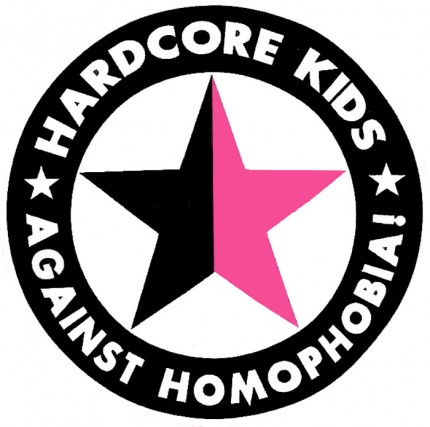 Hardcore Kids Against Homophobia - Button